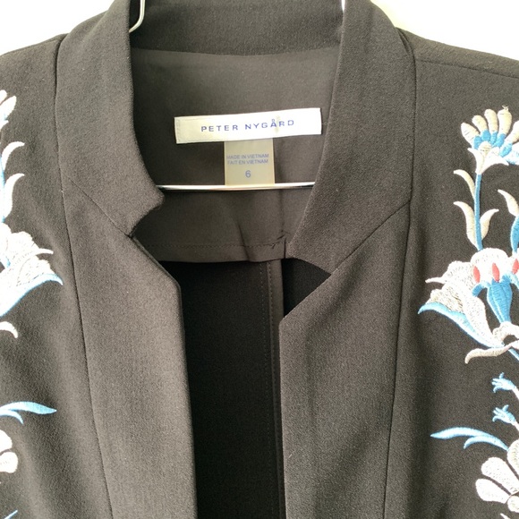 PETER NYGARD embroidered jacket coat new 6 NWT - Picture 3 of 8